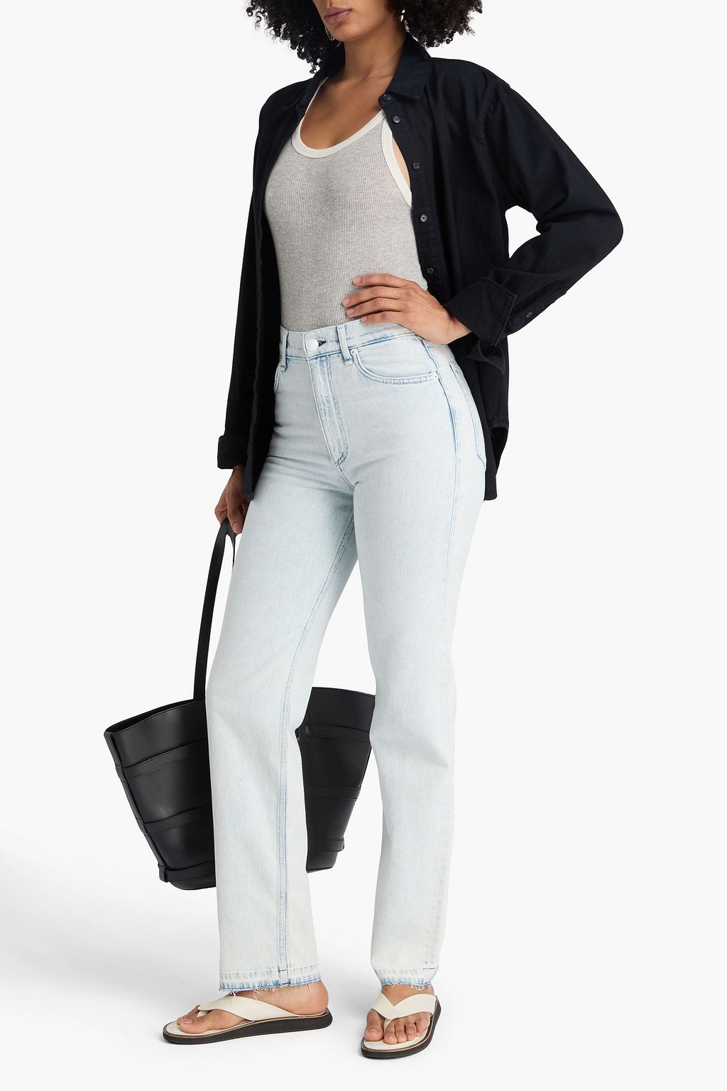 RAG & BONE Harlow high-rise straight-leg jeans