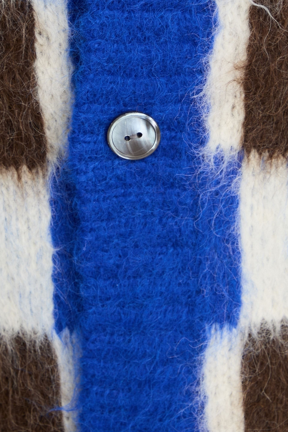 The Elder Statesman Thistle Gingham Jacquard-knit Alpaca-blend Cardigan In Blue