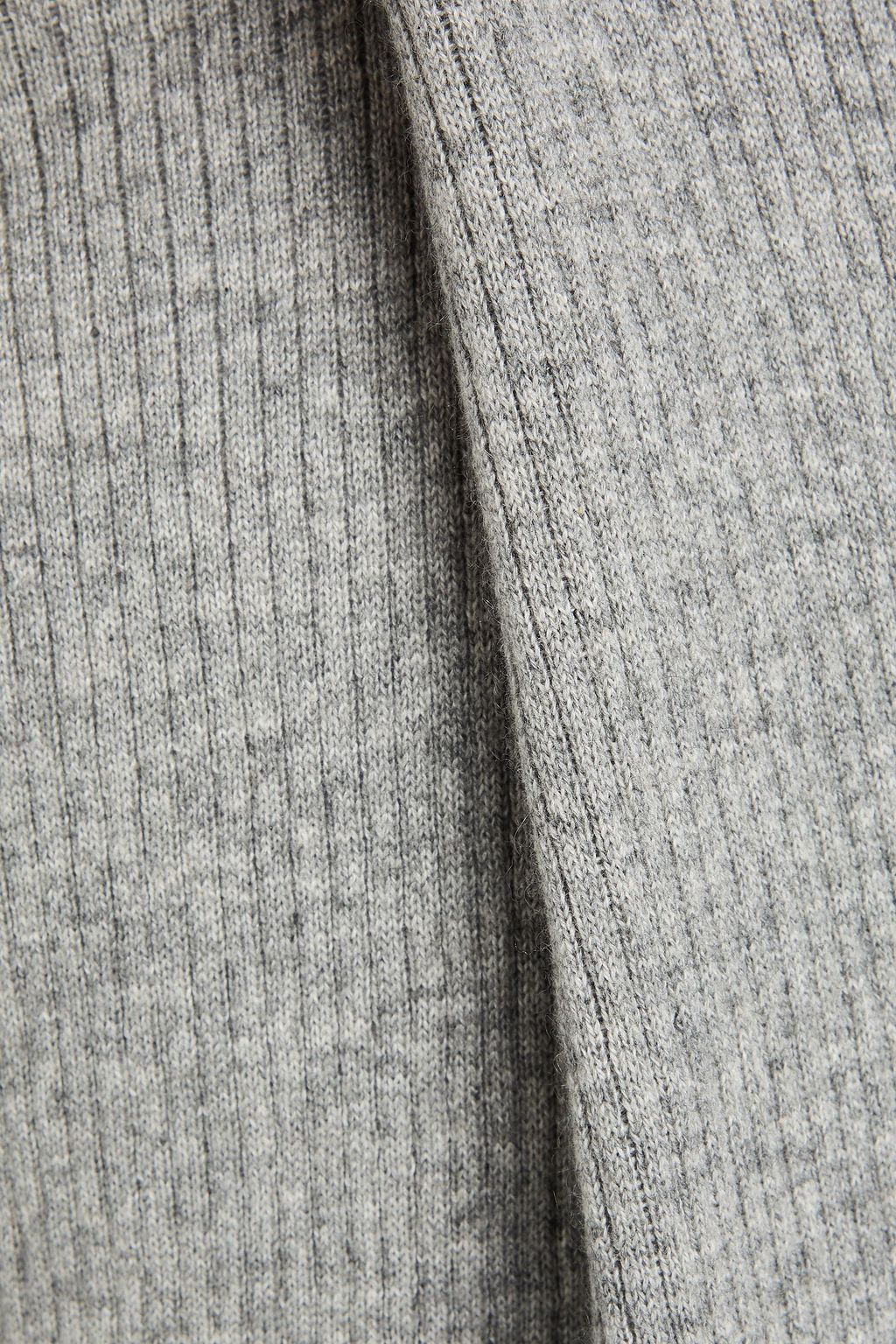 THE ELDER STATESMAN Heavy Delicash ribbed cashmere and silk-blend sweater
