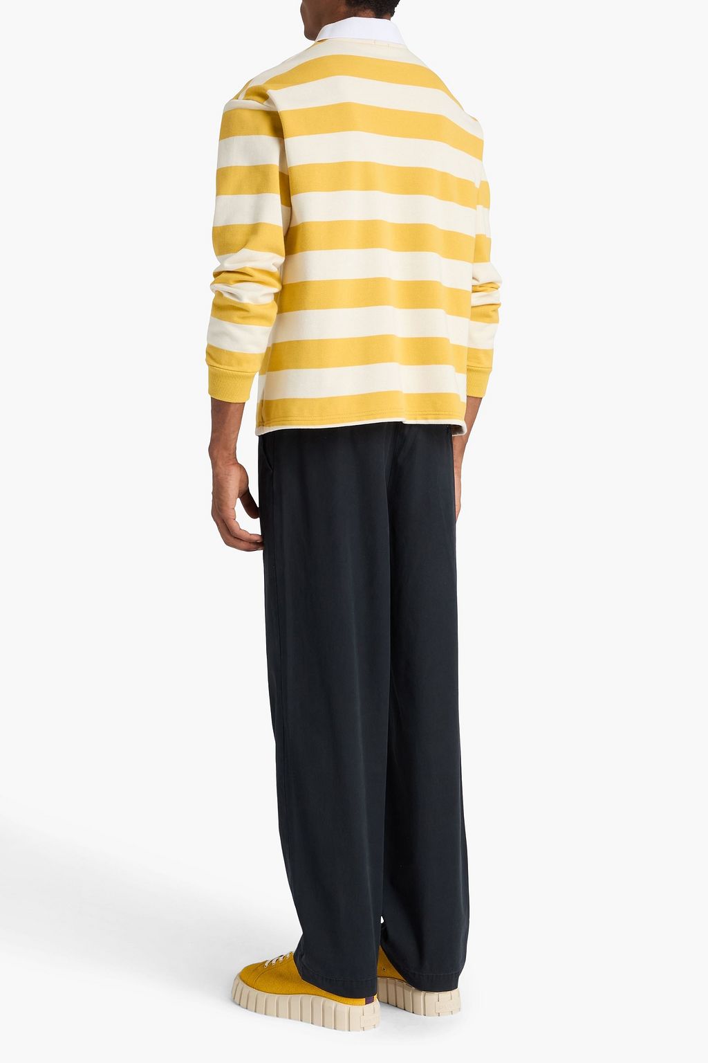 THE ELDER STATESMAN Workwear Norm cotton-twill drawstring chinos