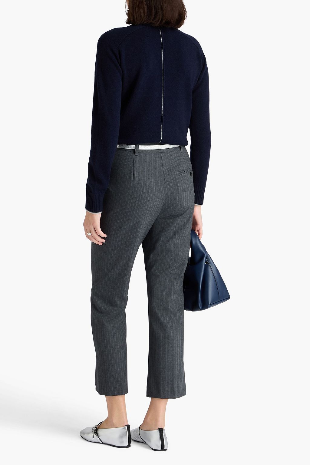 3.1 PHILLIP LIM Pinstriped crepe kick-flare pants