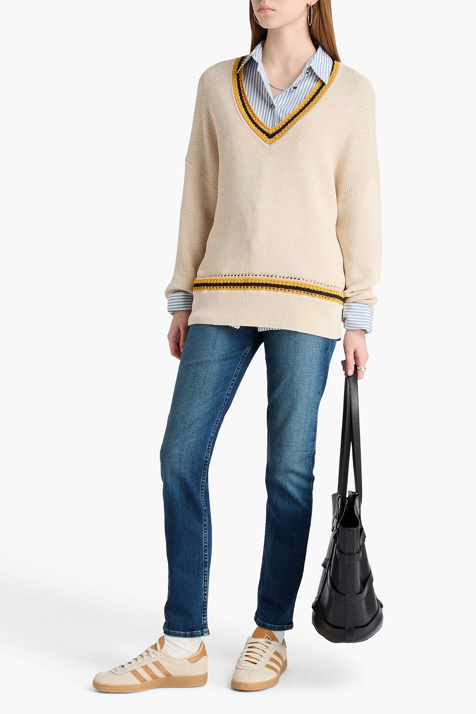  Rag & Bone - Strukturierter Strickpullover „genero“ - Neutral - Xxs 