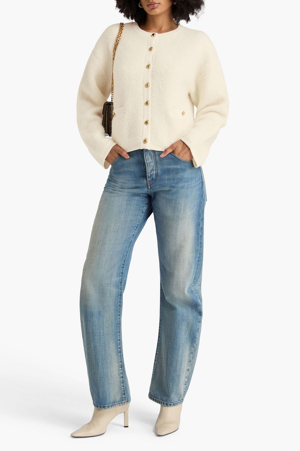 RAG & BONE Kaia bouclé-knit cardigan