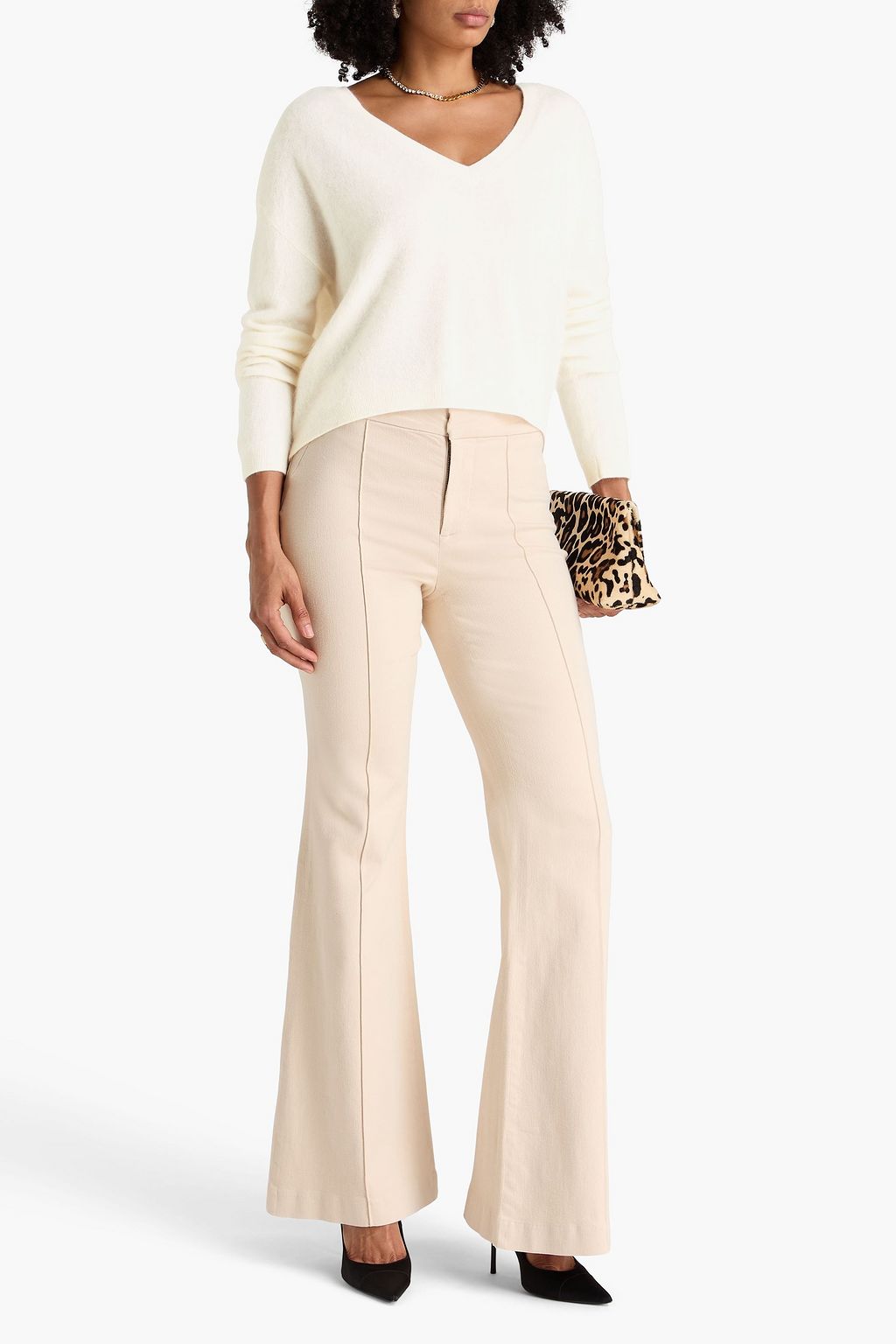 ALICE + OLIVIA Cashmere-blend sweater