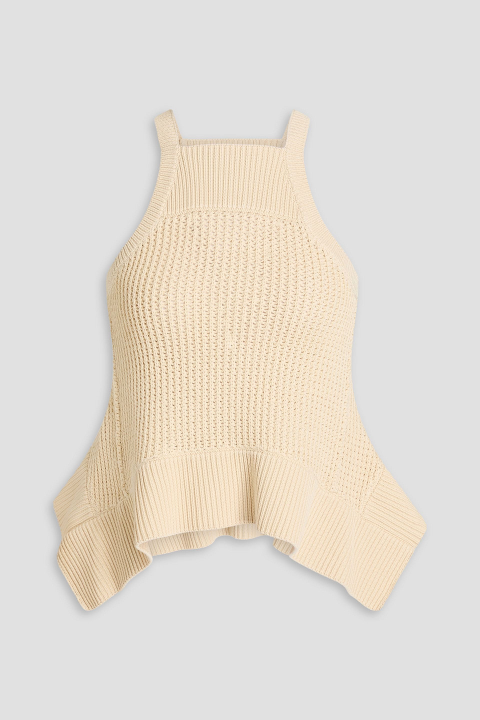 3.1 phillip lim - cotton-blend top - white - m