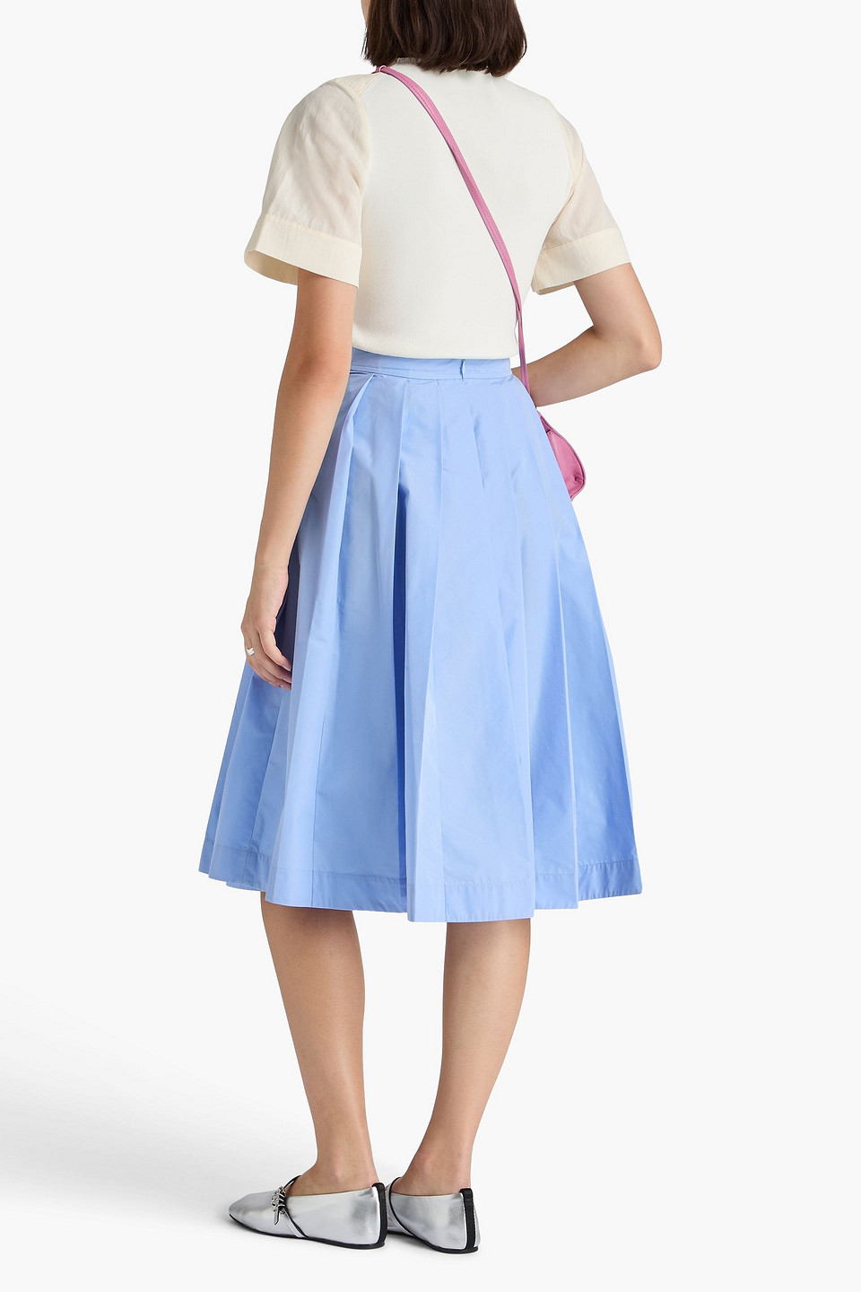 3.1 Phillip Lim - Oberteil Aus Rippstrick Mit Shelleinsatz - Weiß - Xs 