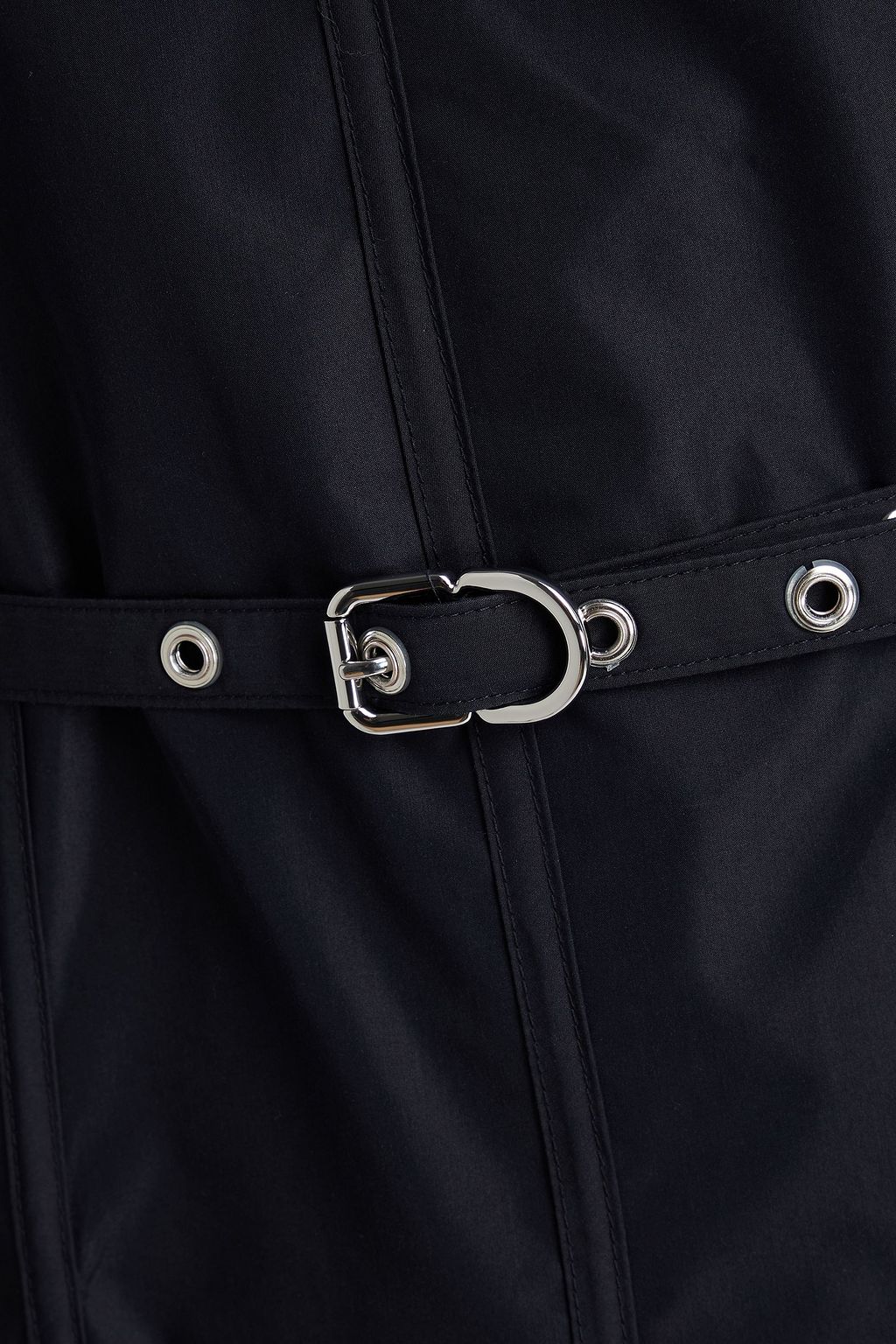 3.1 PHILLIP LIM فستان متوسط الطول من البوبلين ومزيج من القطن وبحزام