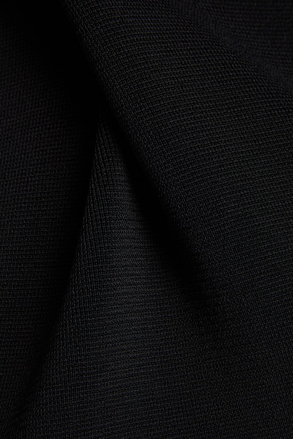 ALICE + OLIVIA Cropped crystal-embellished stretch-knit top