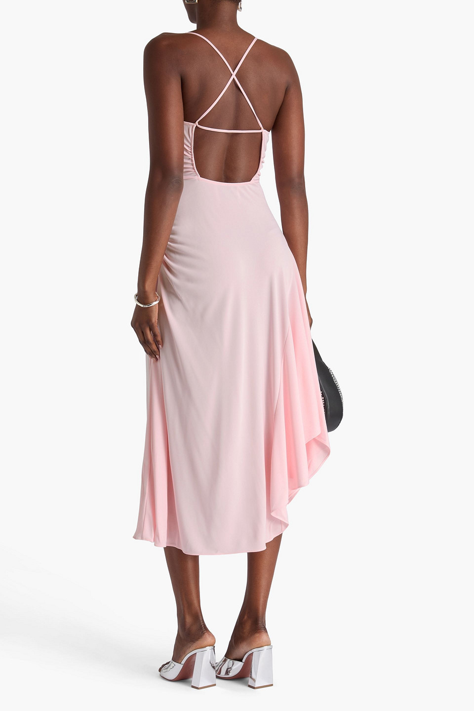  3.1 Phillip Lim - Drapiertes Midikleid Aus Jersey - Pink - S 