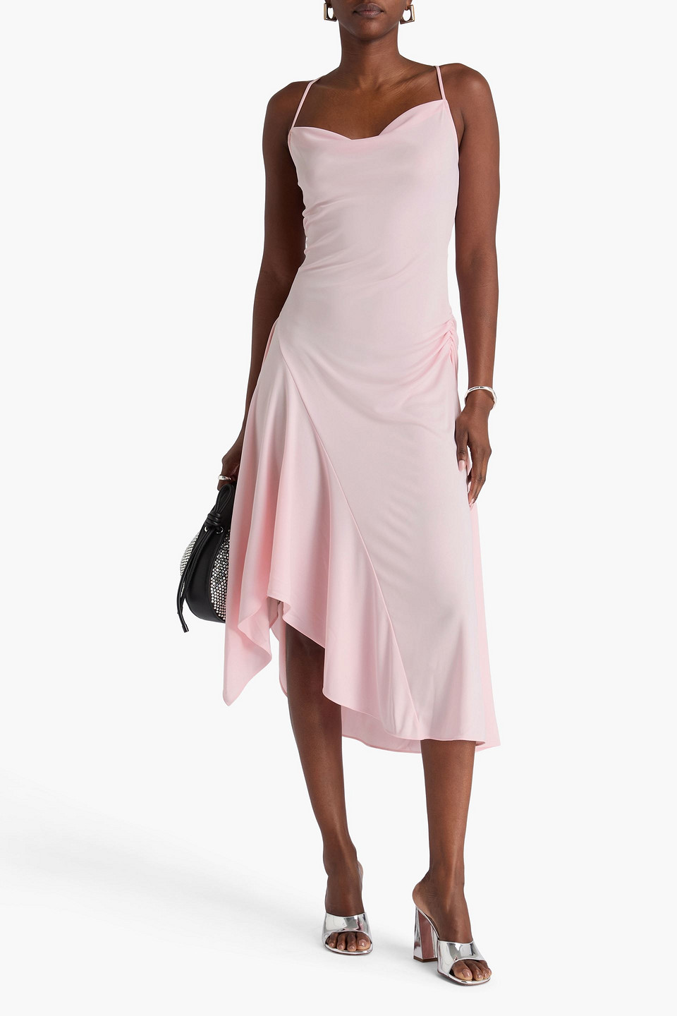  3.1 Phillip Lim - Drapiertes Midikleid Aus Jersey - Pink - S 