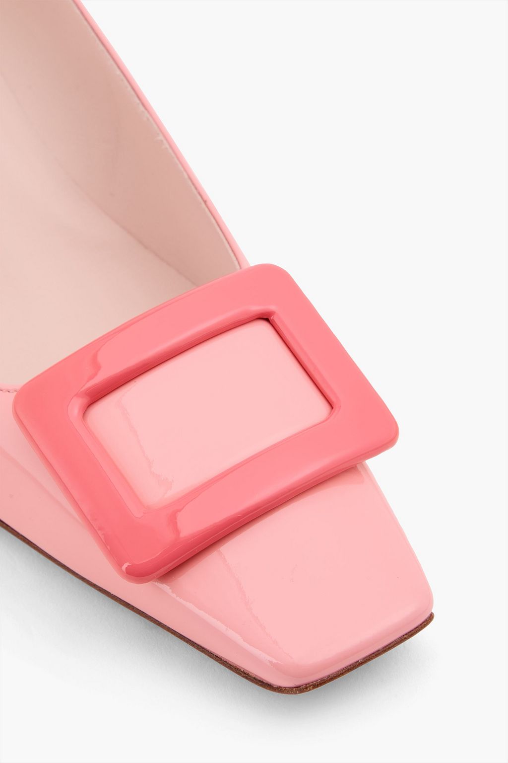 ROGER VIVIER Belle Vivier buckle-embellished patent-leather pumps