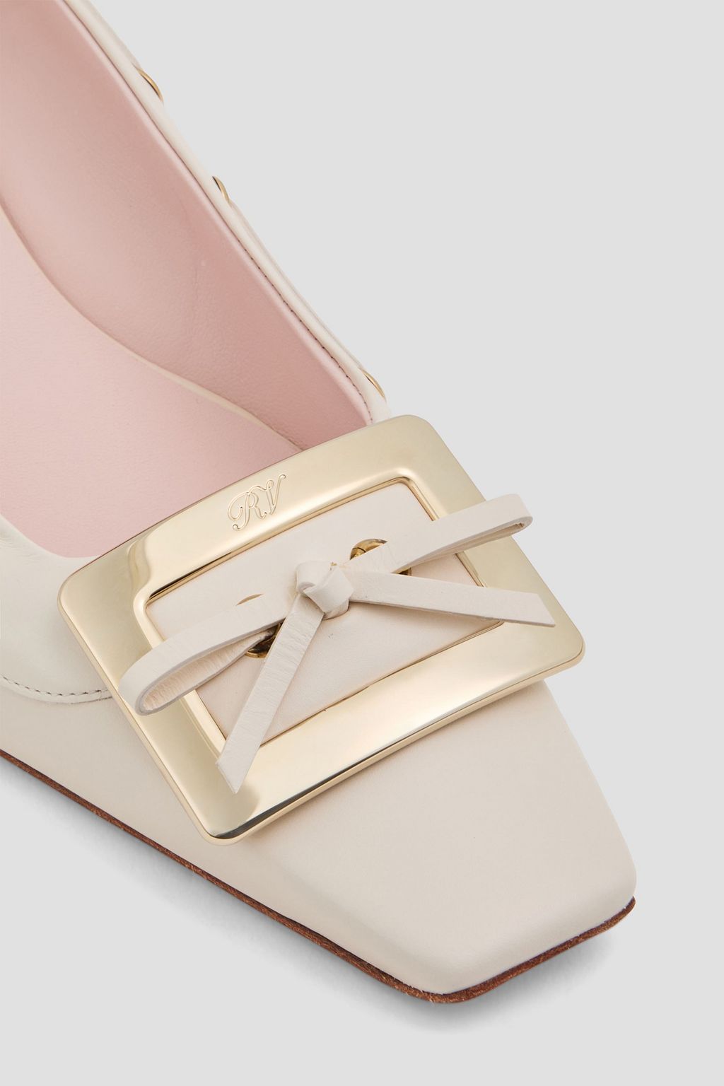 ROGER VIVIER Belle Vivier Pumps aus Leder mit Verzierung