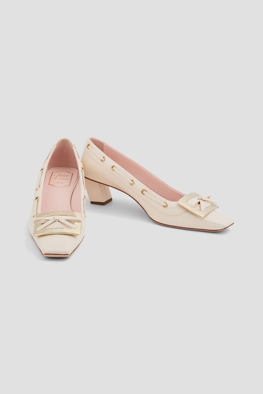 ROGER VIVIER Belle Vivier Pumps aus Leder mit Verzierung