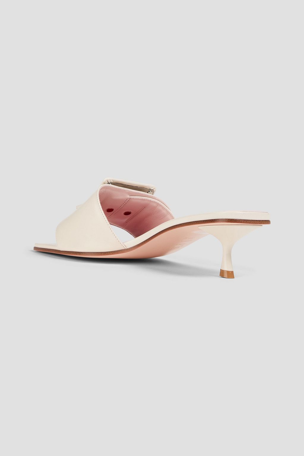 ROGER VIVIER Buckle-embellished leather mules