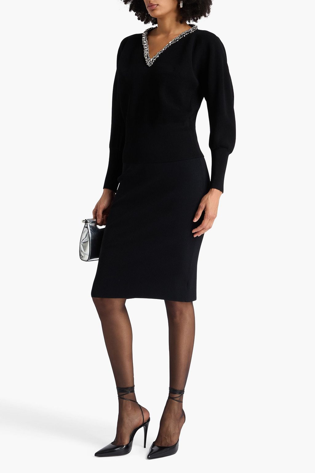SIMKHAI Verzierter Pullover aus Rippstrick