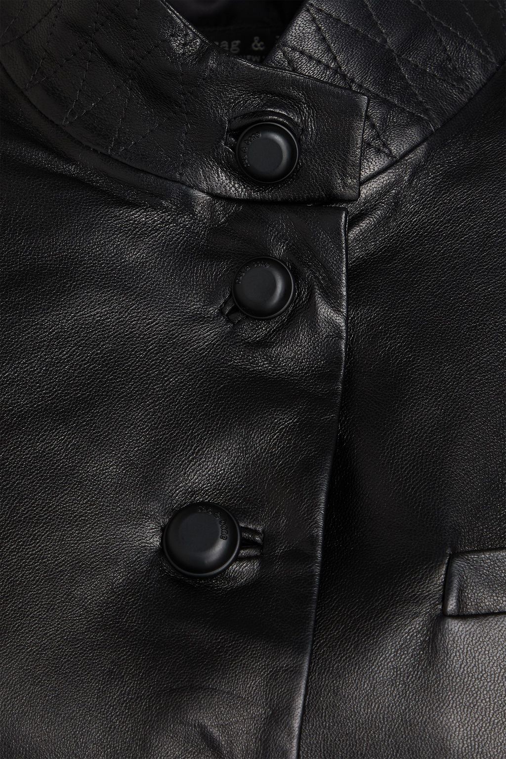 RAG & BONE بليزر سليد من الجلد