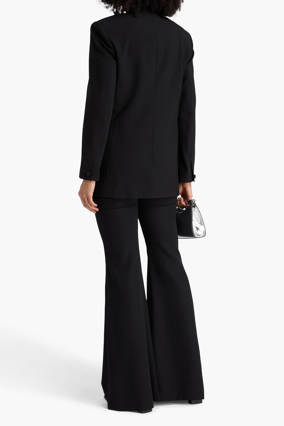  Rag & Bone - Emilie Doppelreihiger Blazer Aus Twill Aus Einer Wollmischung Mit Nieten - Schwarz - Us 2 