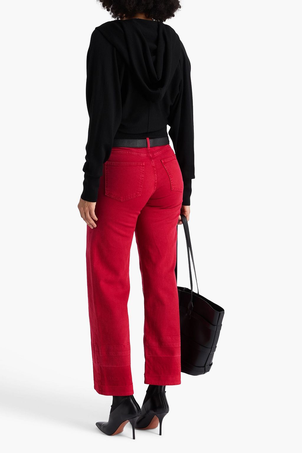 SIMKHAI Hoch sitzende Jeans „Jude“ mit geradem Bein