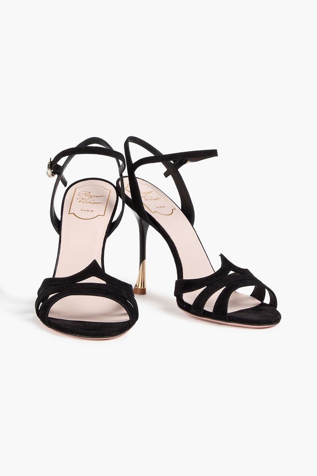 ROGER VIVIER Viv Bling suede sandals