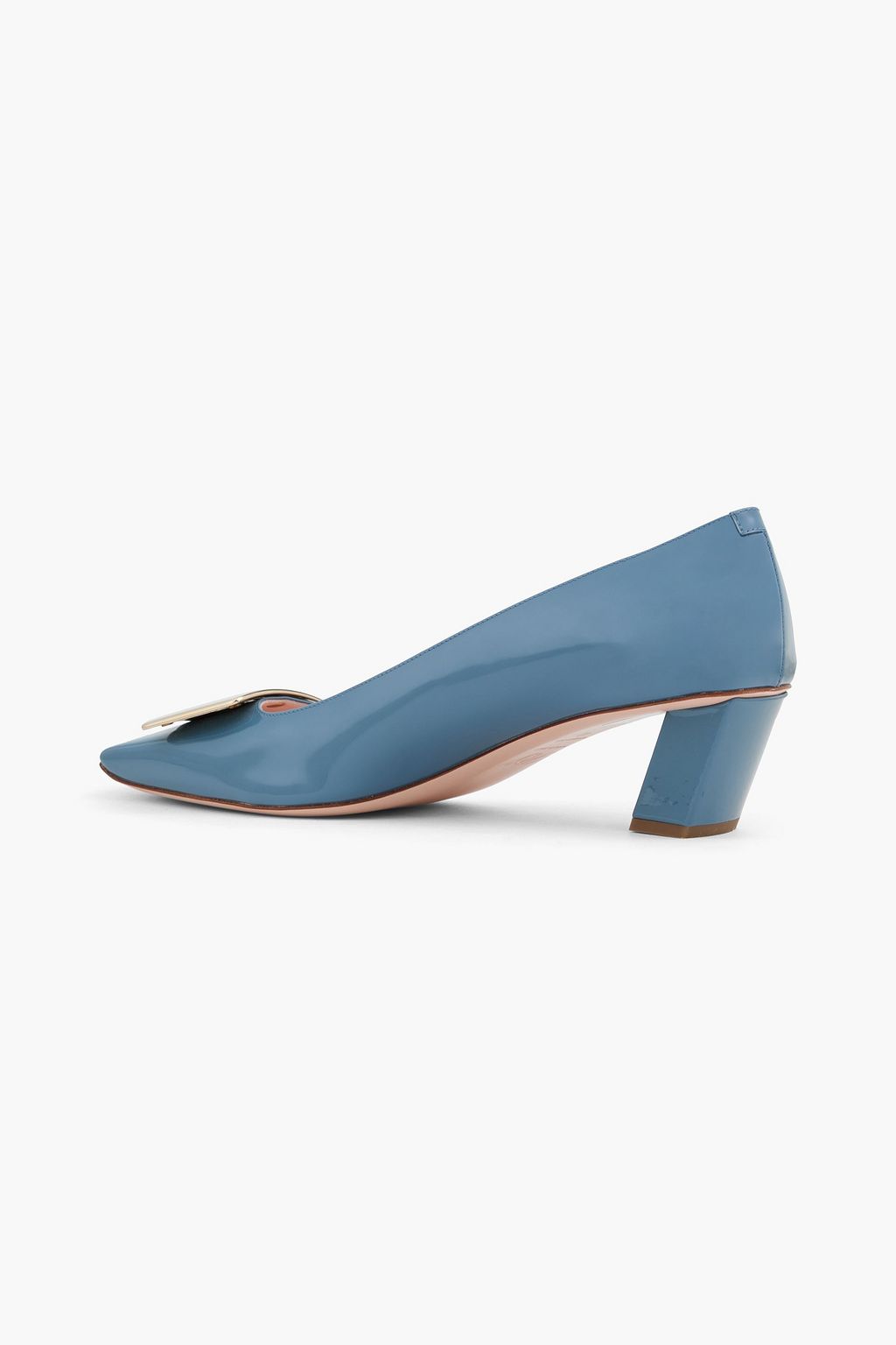 ROGER VIVIER Belle Vivier embellished patent-leather pumps