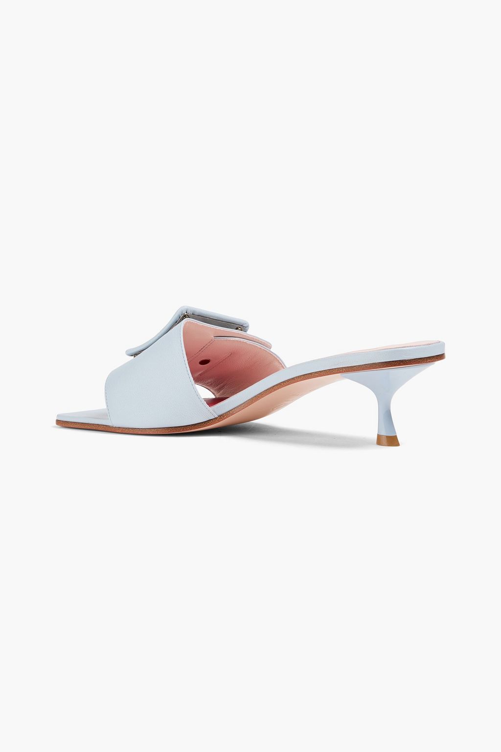 ROGER VIVIER Buckle-embellished leather mules
