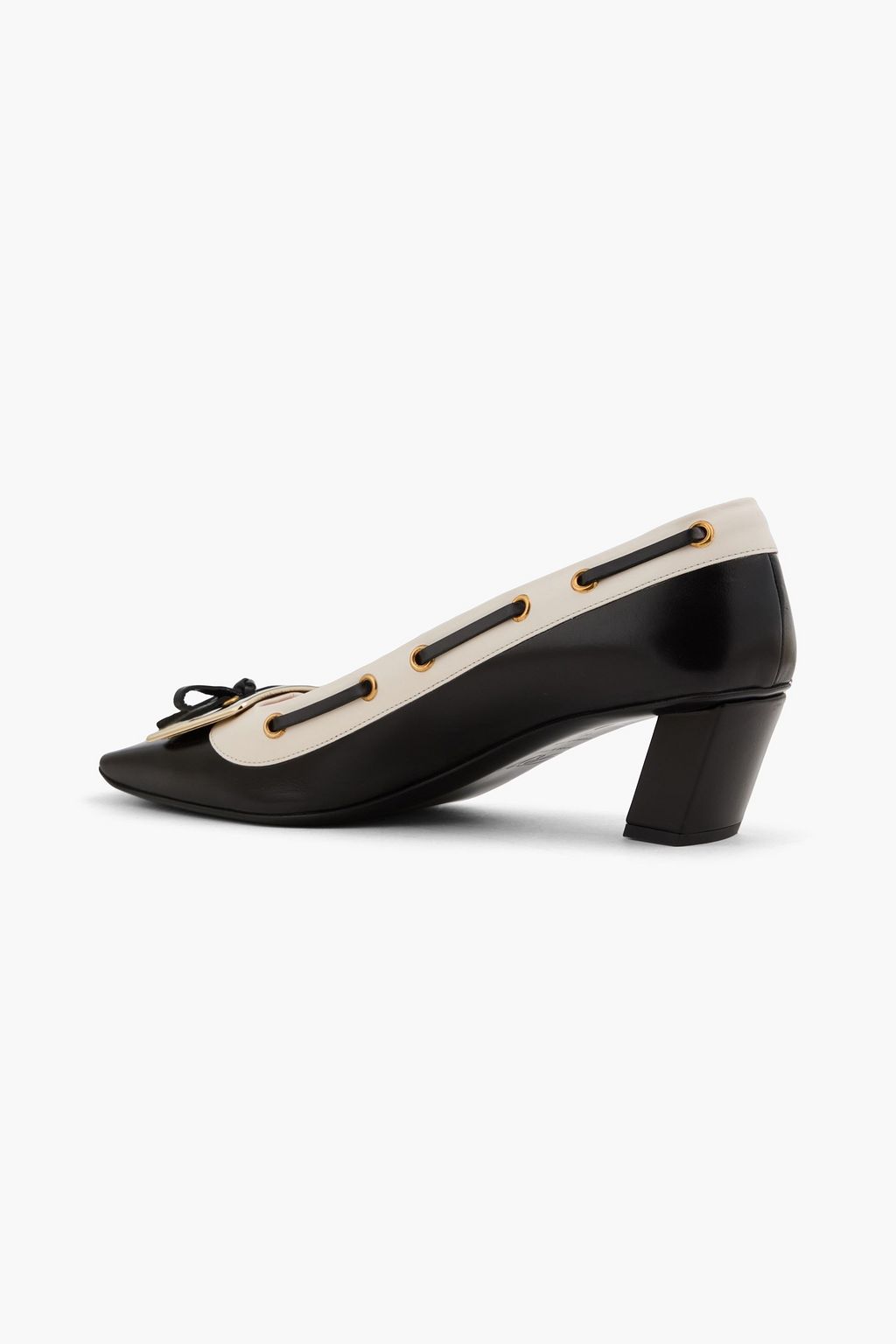 ROGER VIVIER حذاء بكعب عالٍ «بيل فيفييه» من الجلد مزين بزخارف