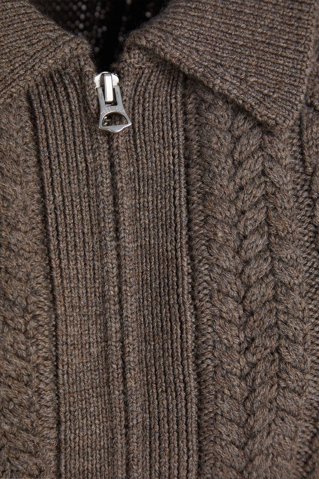 RAG & BONE كارديغان كيري من صوف الميرينو بحبكة مجدولة