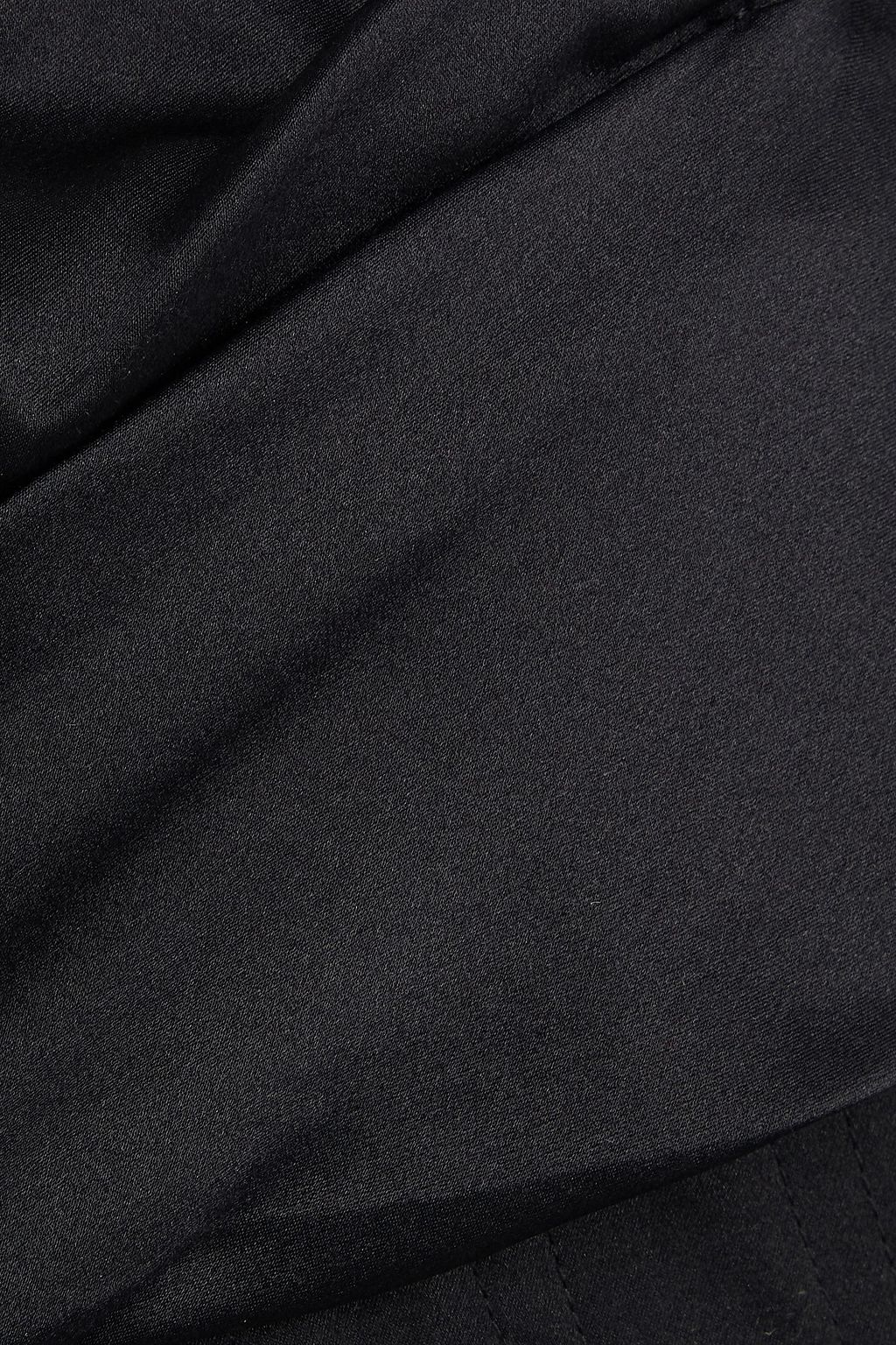 RACHEL GILBERT Lucien off-the-shoulder draped silk-satin gown