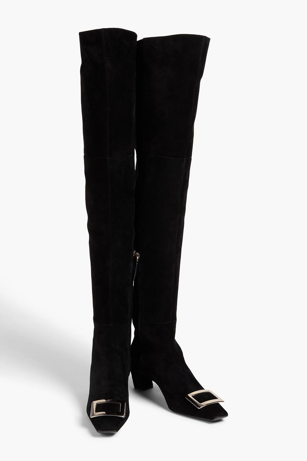 ROGER VIVIER Belle Vivier suede over-the-knee boots