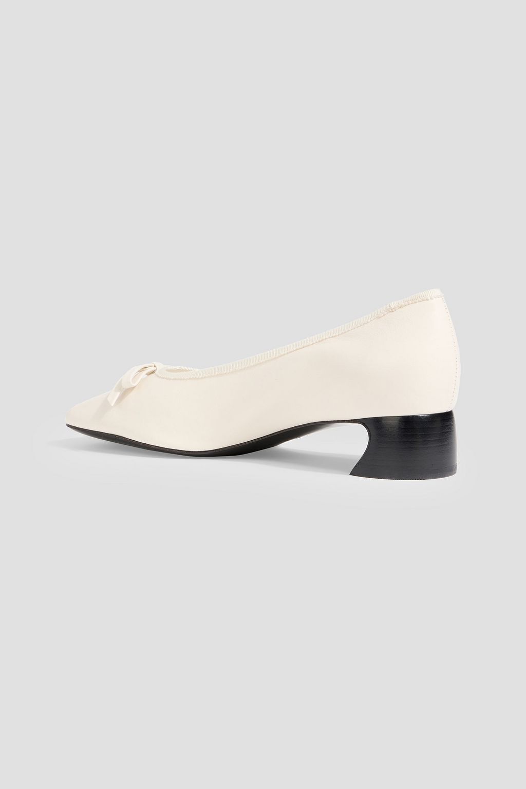 3.1 PHILLIP LIM ID Soft bow-detailed leather pumps