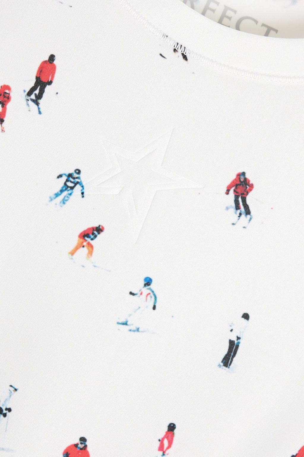 PERFECT MOMENT Printed stretch-jersey base layer