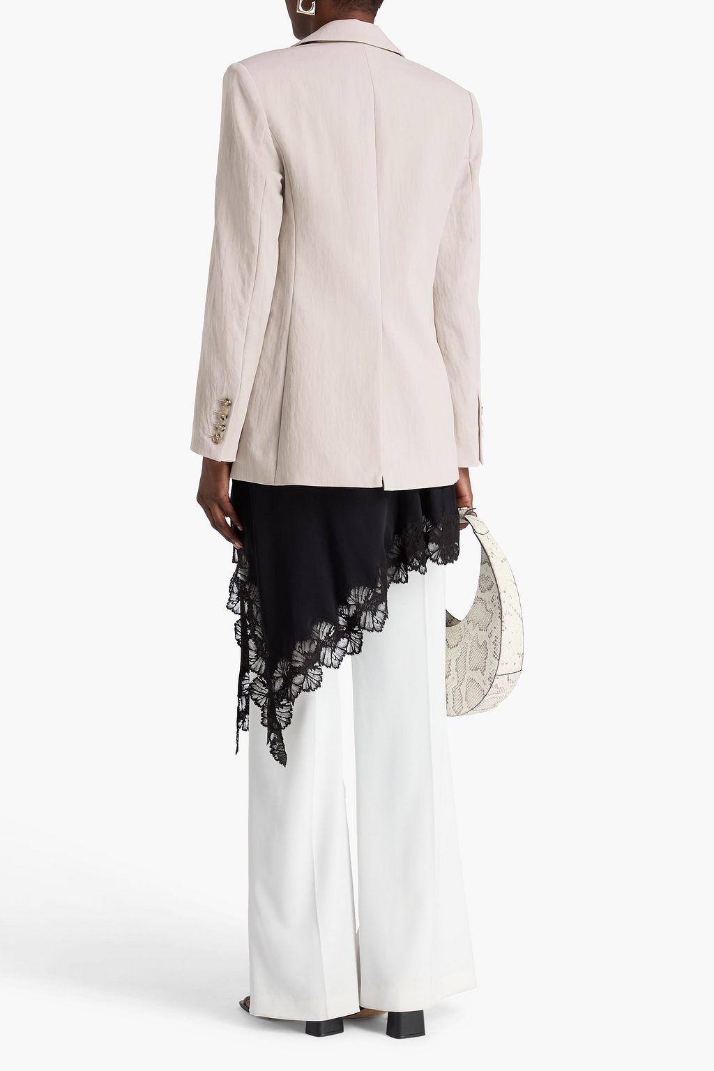 3.1 PHILLIP LIM بليزر من التويل المصنوع من مزيج الصوف