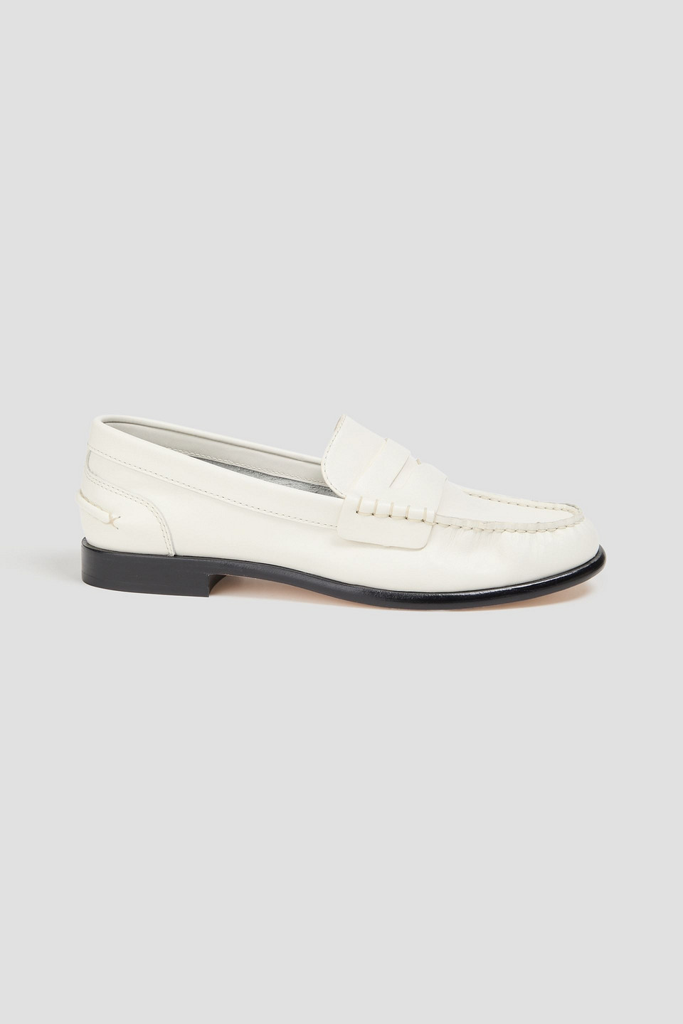 Rag & Bone Carter Leather Loafers In White
