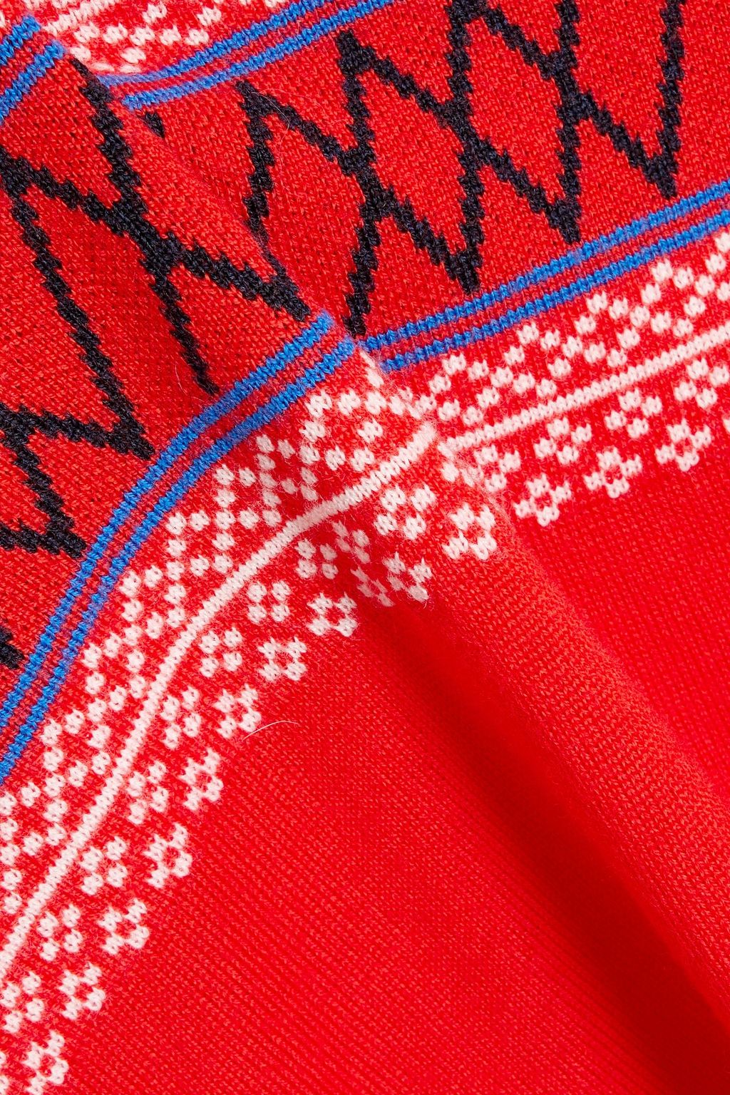 WE NORWEGIANS Intarsia merino wool turtleneck sweater
