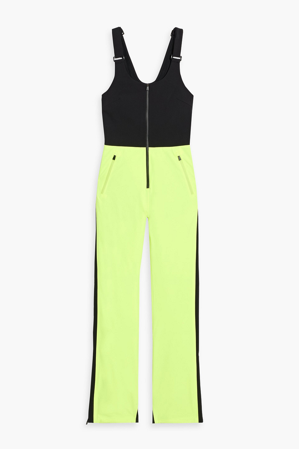 Aztech Mountain Zweifarbiger Skianzug Aus Stretch-shell In Black