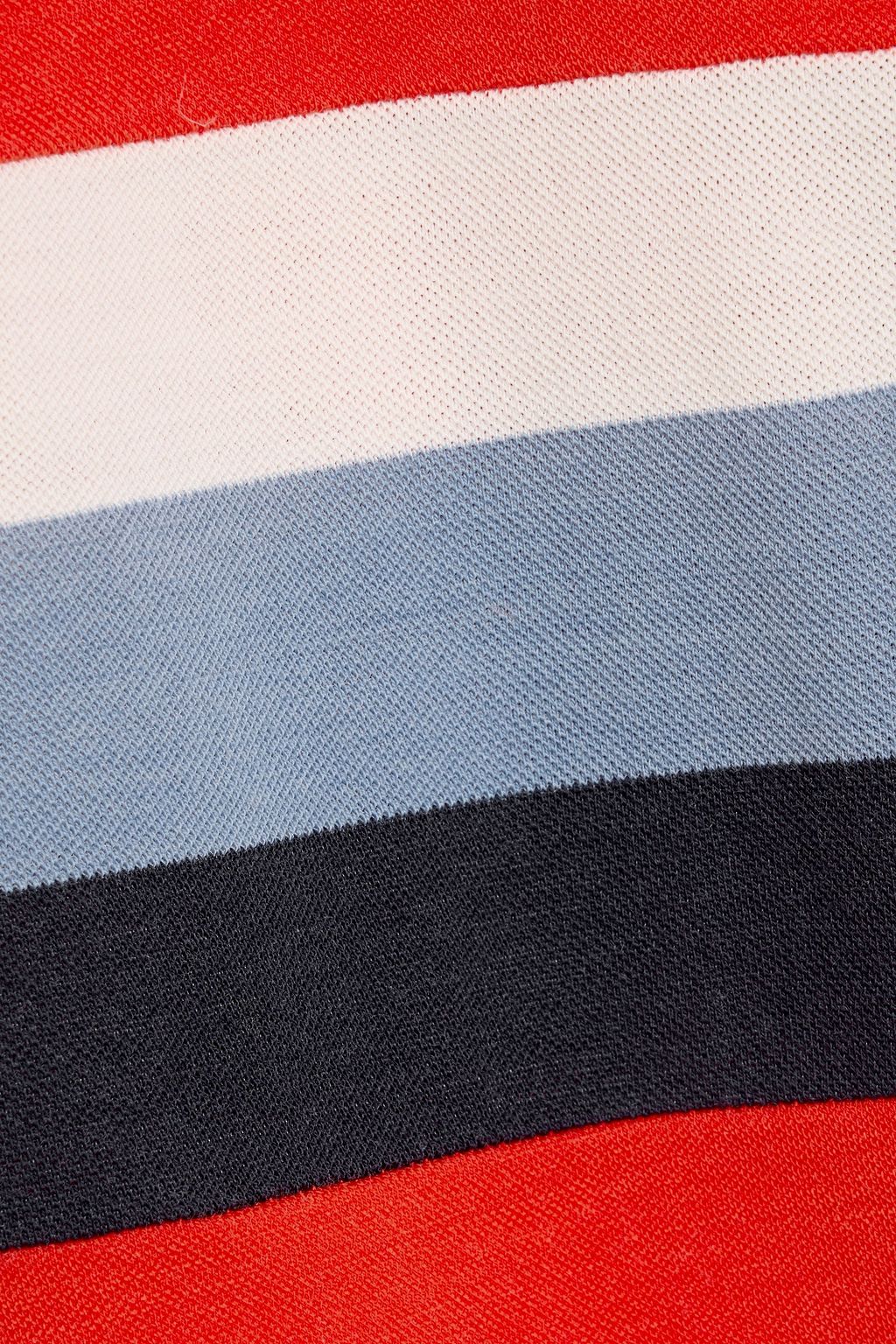 WE NORWEGIANS Striped wool-blend piqué base layer
