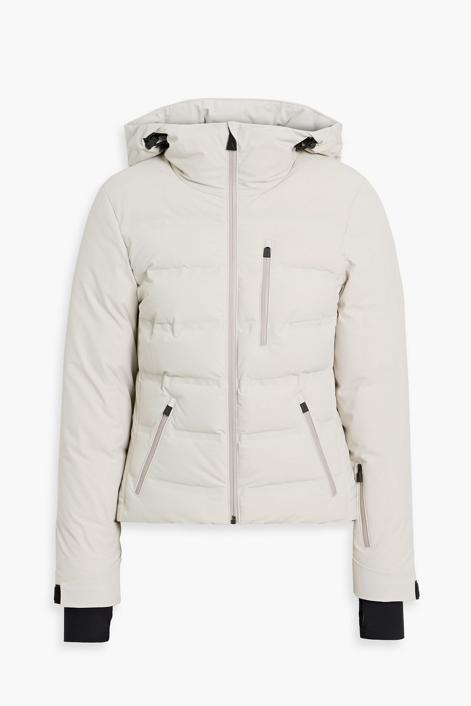 Aztech Mountain Nuke Suit Quilted Down Ski Jacket In Gray