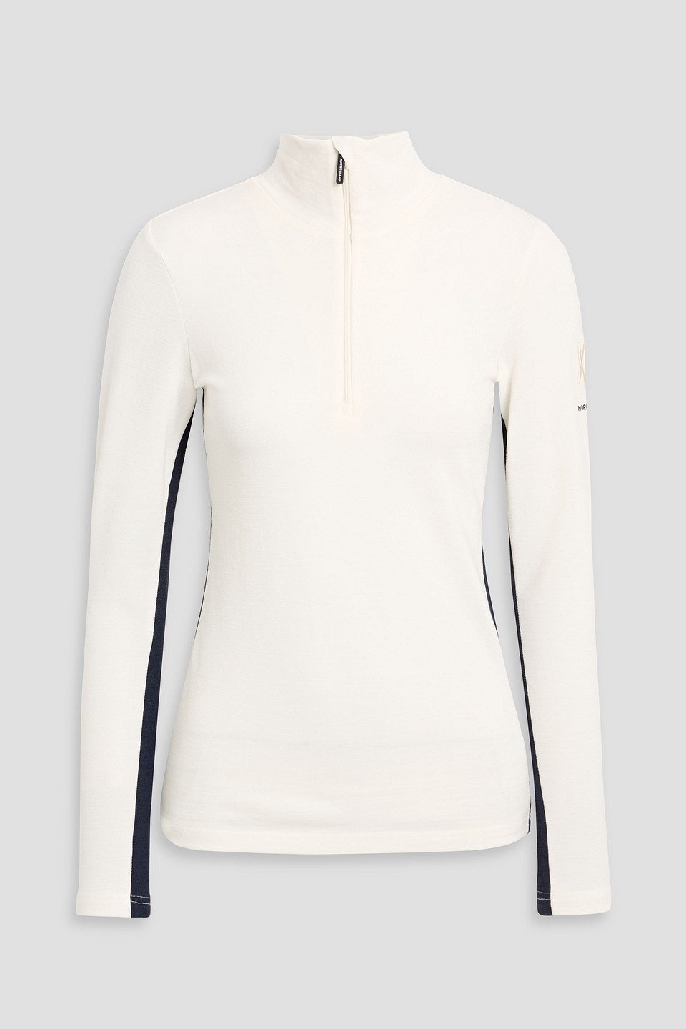 We Norwegians Voss Wool-blend Piqué Base Layer In Neutral