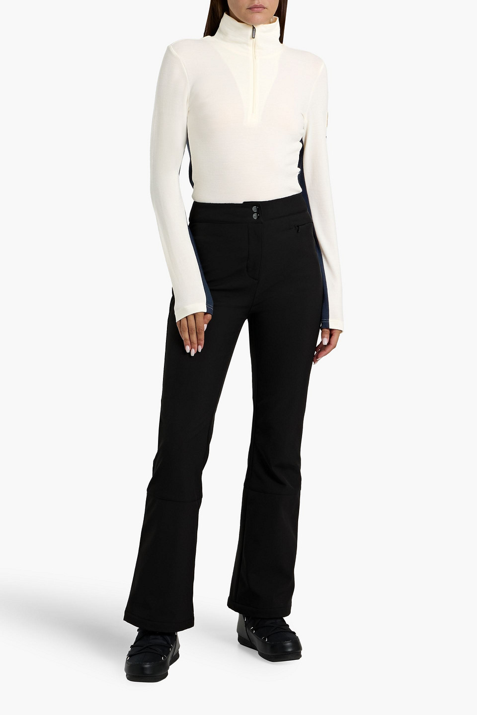 We Norwegians Voss Wool-blend Piqué Base Layer In Neutral