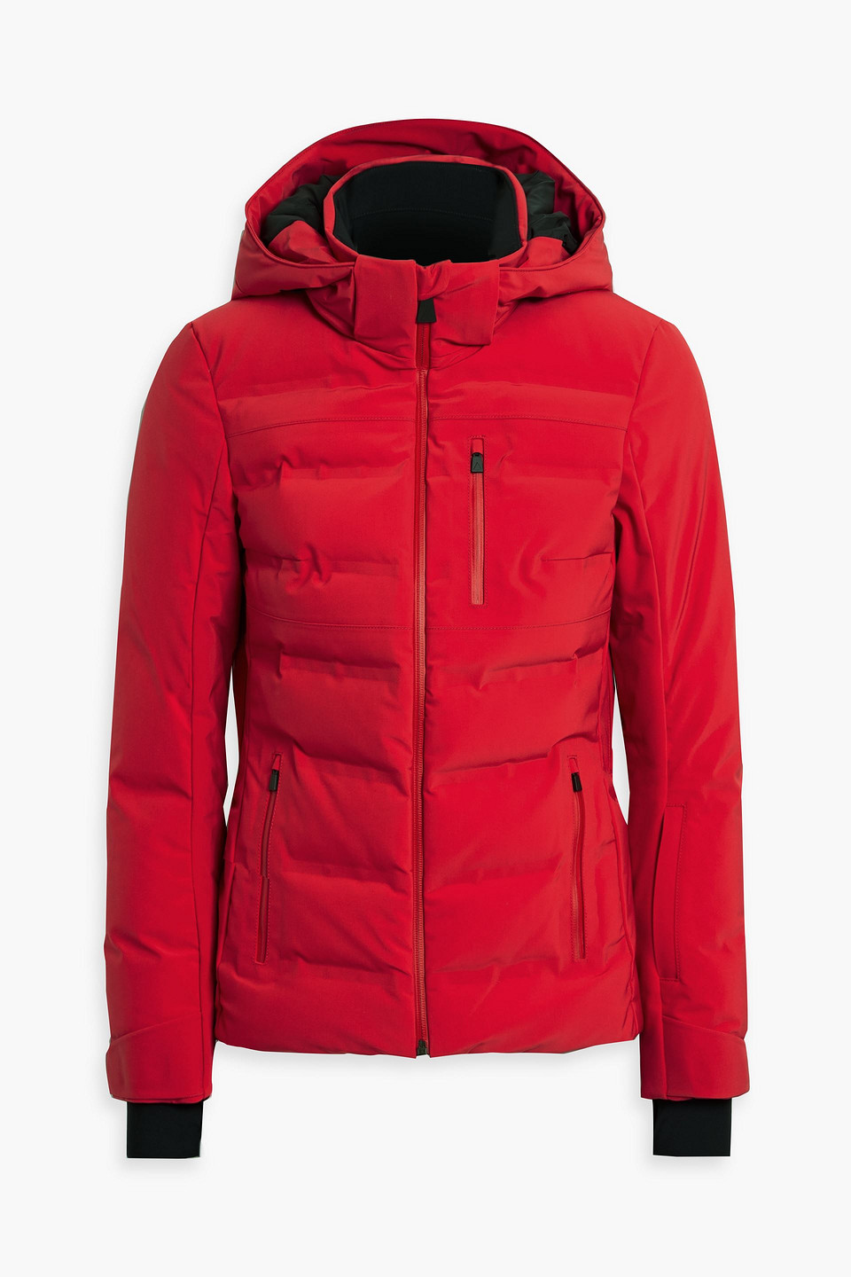 Aztech Mountain Nuke Suit 2.0 Quilted Down Ski Jacket In Red