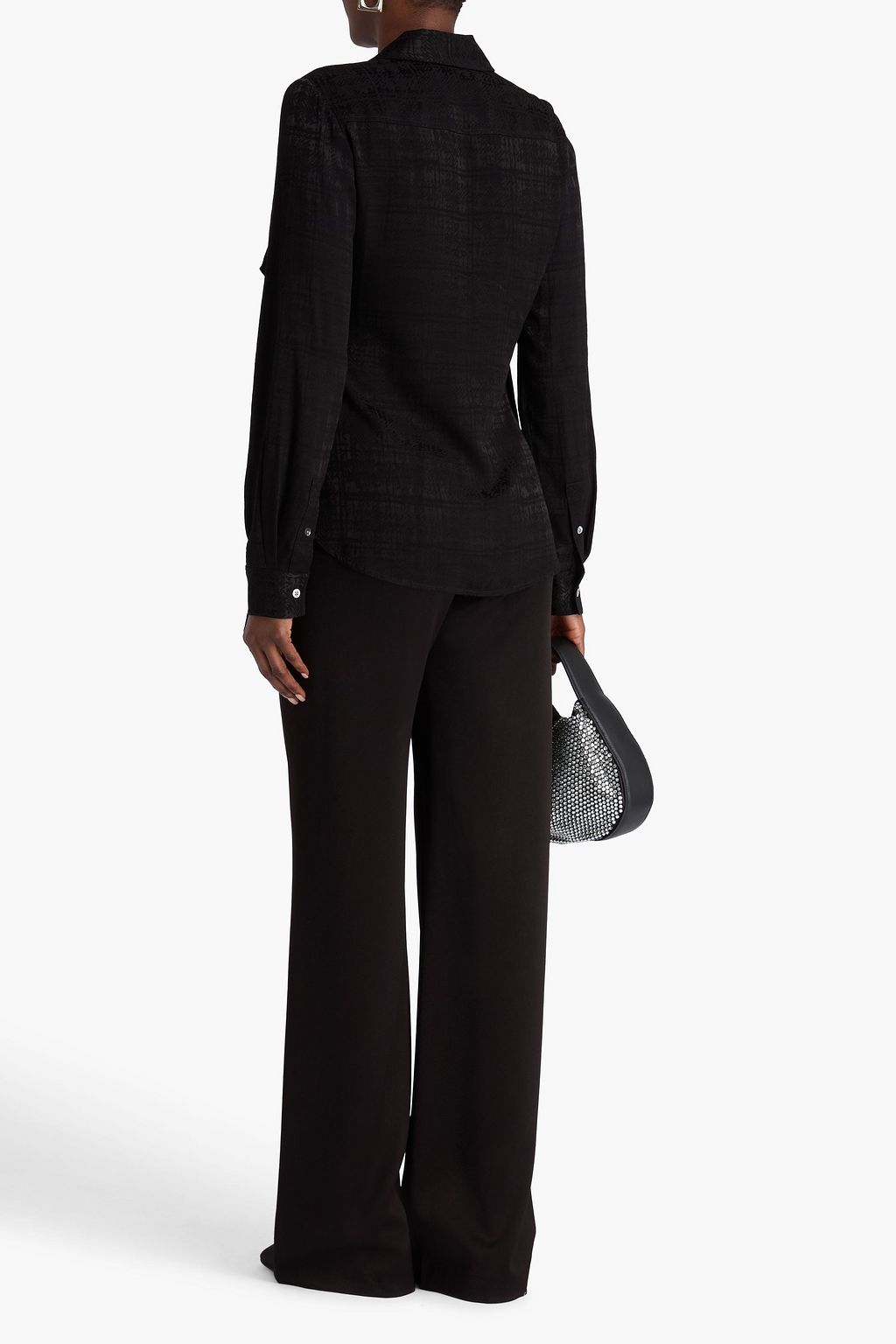 3.1 PHILLIP LIM Draped jacquard shirt
