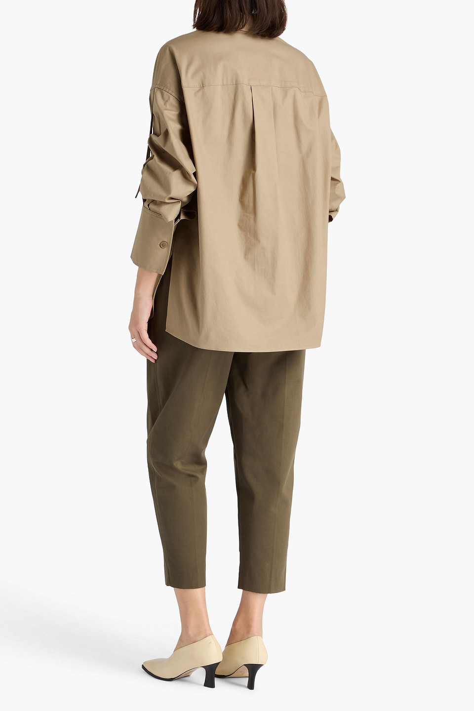  3.1 Phillip Lim - Stretch-cotton Shirt - Neutral - Us 0 