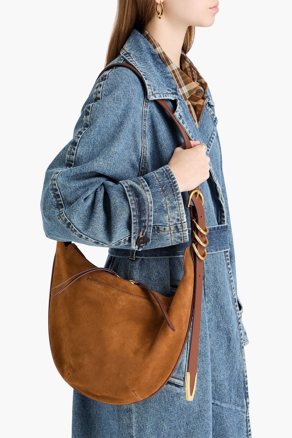 RAG & BONE حقيبة كتف "سبيري" صغيرة من الشامواه