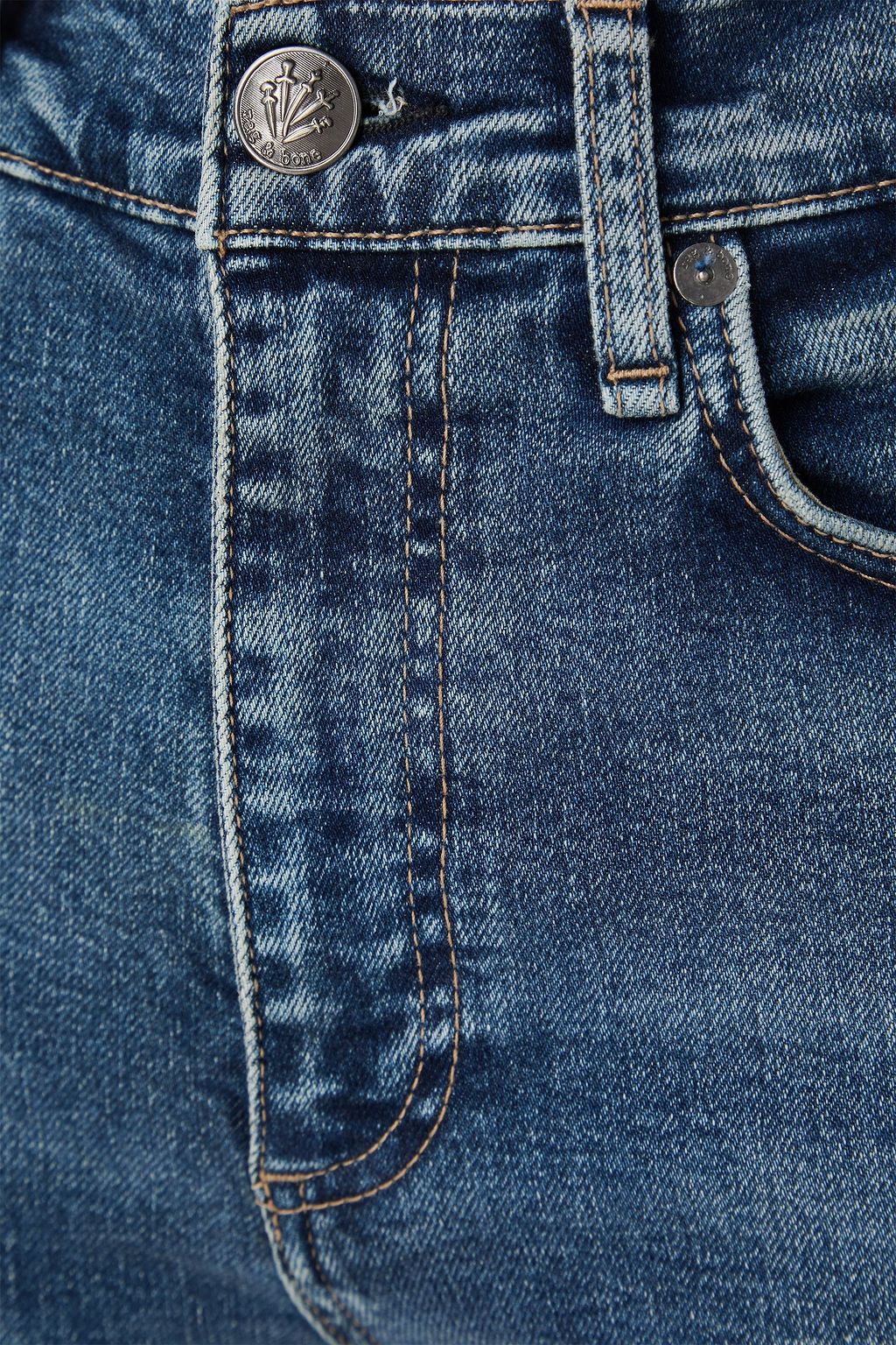 RAG & BONE Wren cropped high-rise slim-leg jeans