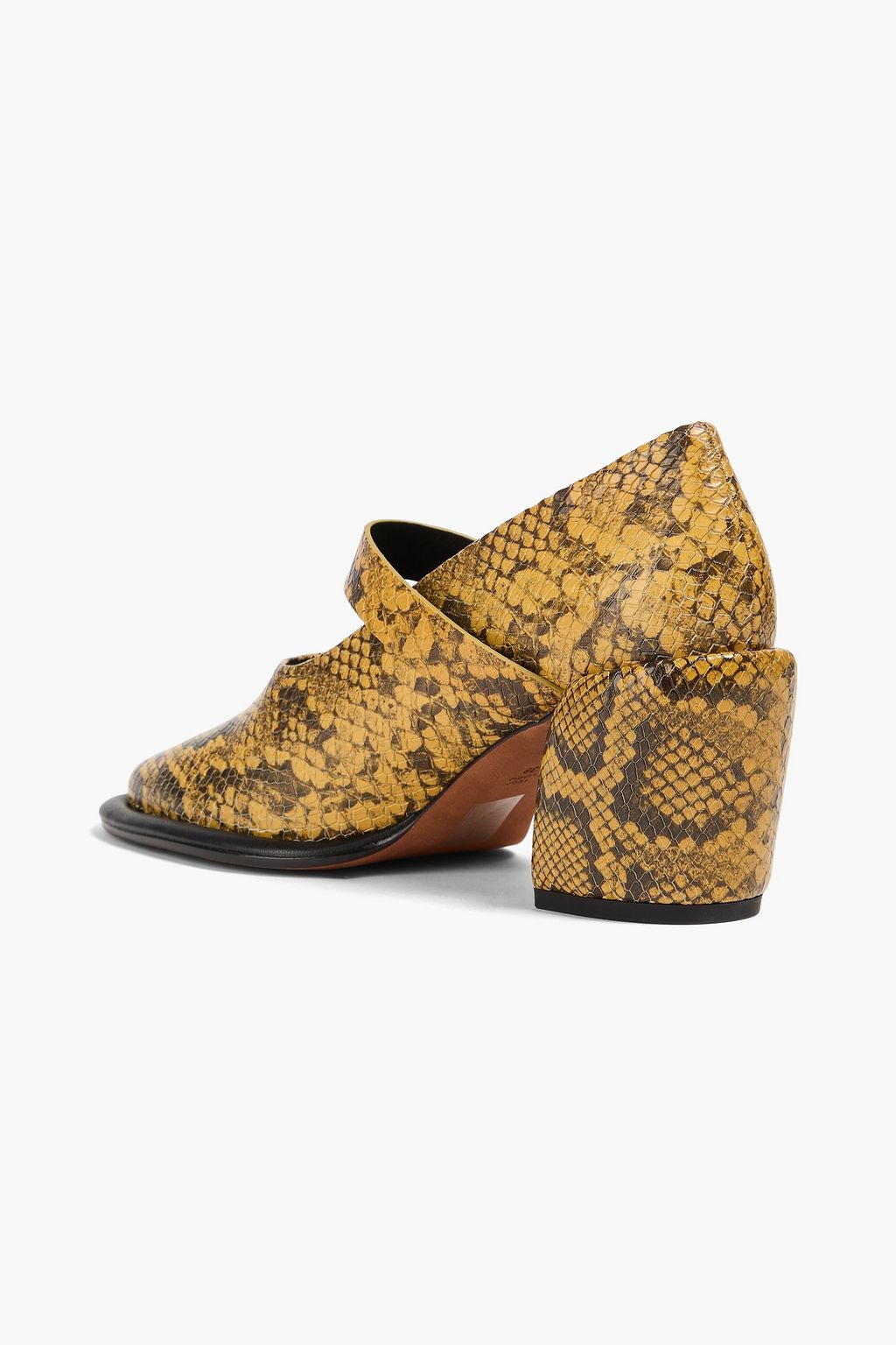 3.1 PHILLIP LIM Naomi 70 snake-effect leather Mary Jane pumps