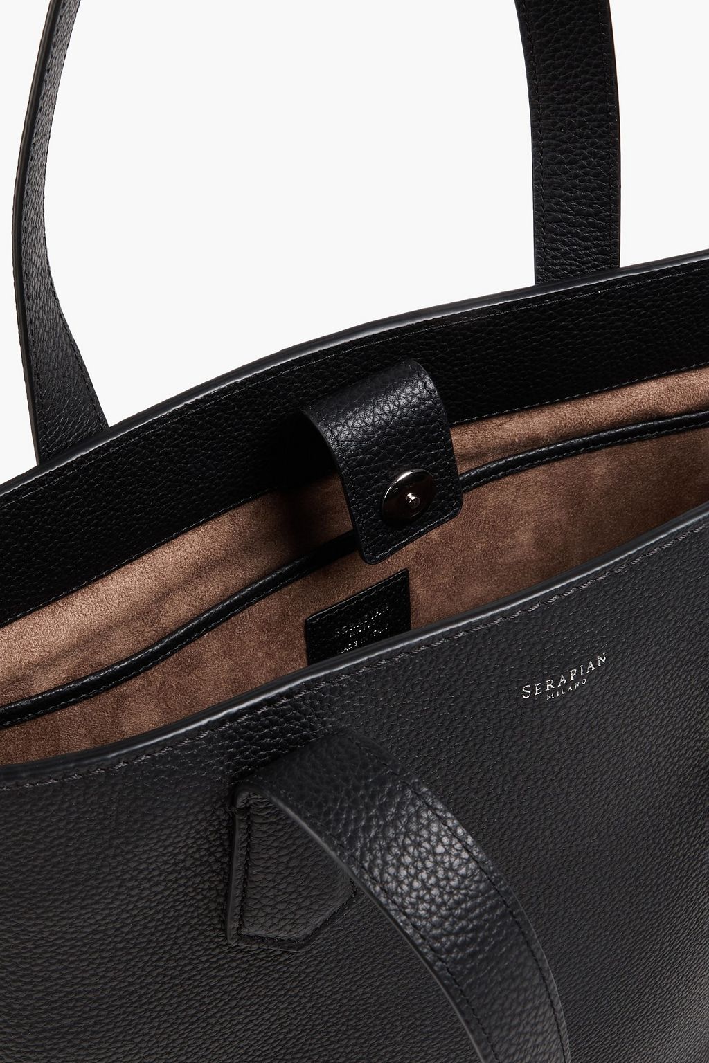 SERAPIAN حقيبة توت من الجلد المُحبّب