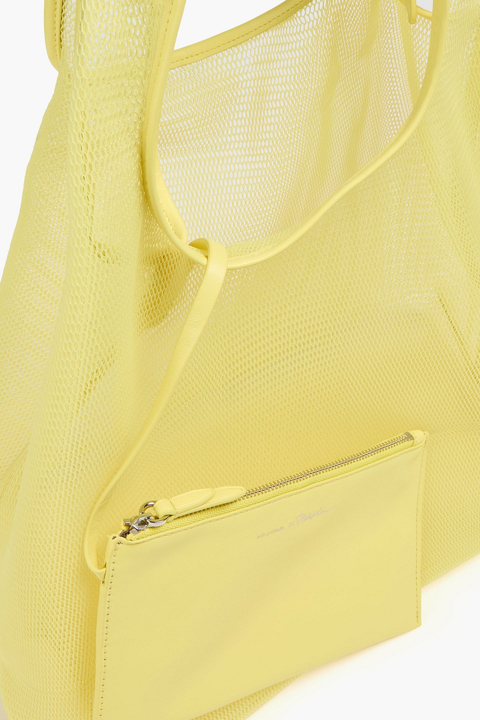 3.1 Phillip Lim Mesh Tote In Yellow