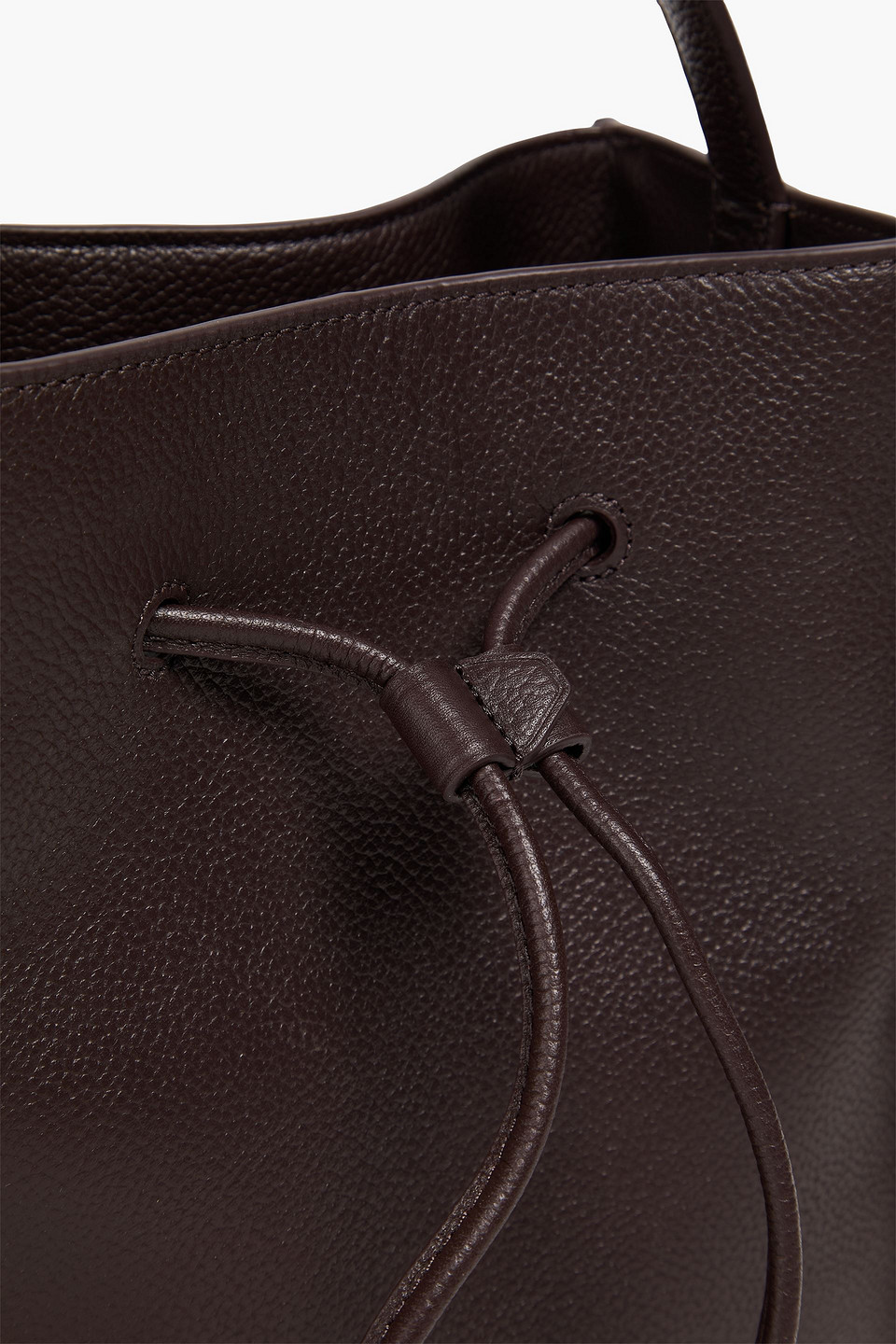 3.1 Phillip Lim Soleil Pebbled-leather Bucket Bag In Brown
