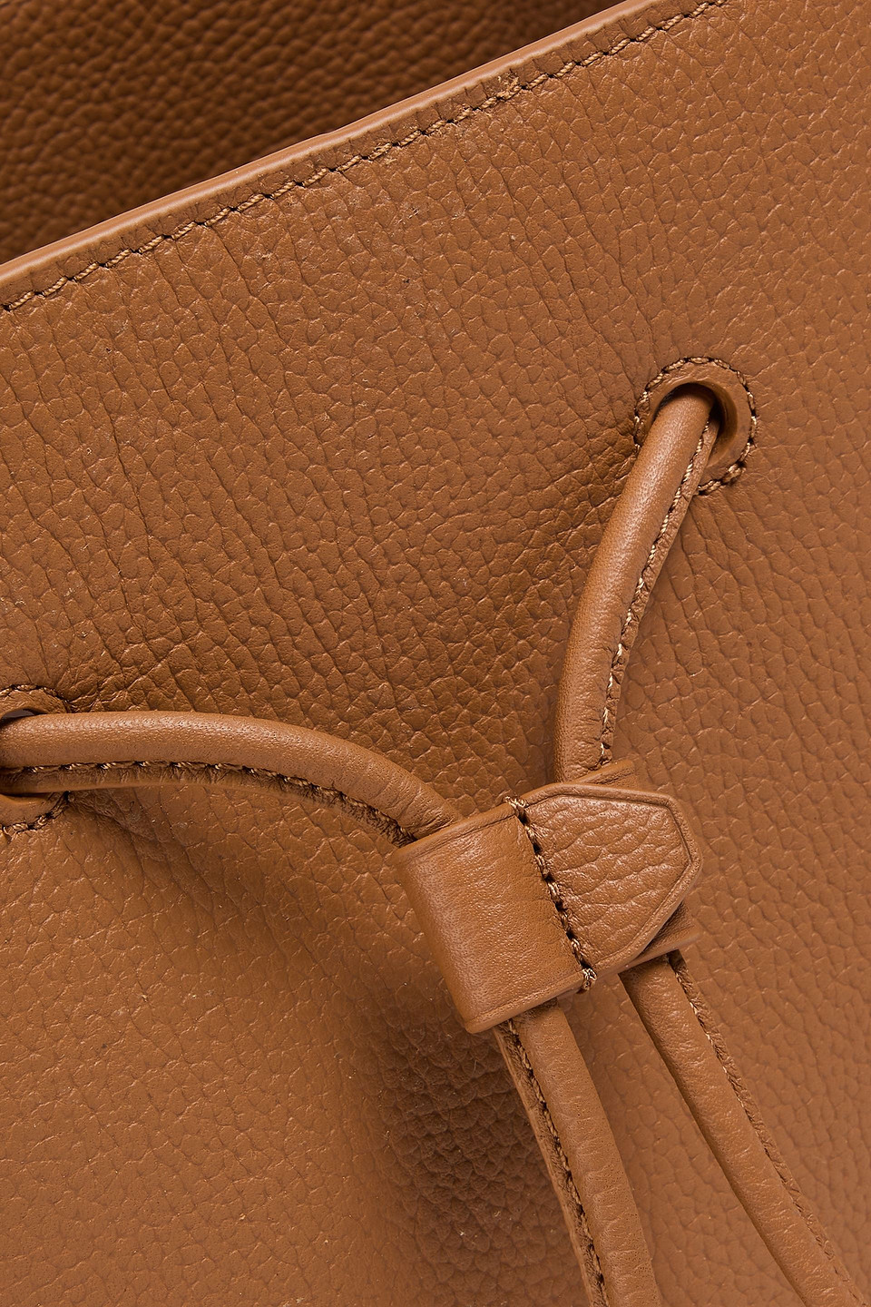 3.1 Phillip Lim Soleil Pebbled-leather Bucket Bag In Brown