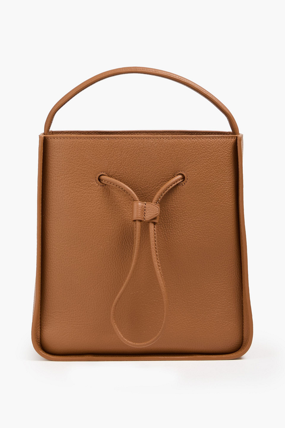 3.1 Phillip Lim Soleil Pebbled-leather Bucket Bag In Brown